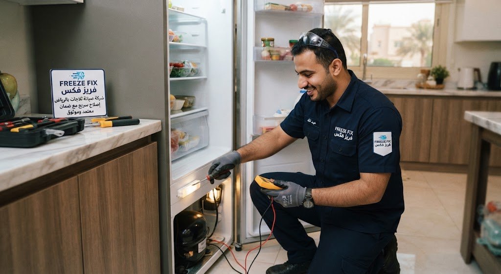 شركة صيانة ثلاجات بالرياض (فريز فكس) إصلاح سريع مع ضمان